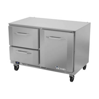 Victory VUFD48HC-2 UnderCounter Freezer With Drawers, Chef's Deal
