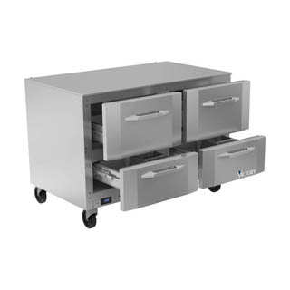 Victory VUFD48HC-4 UnderCounter Freezer With Drawers, Chef's Deal
