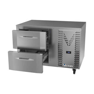 Victory VURD46HC-2 UnderCounter Refrigrator With Drawers, Chef's Deal
