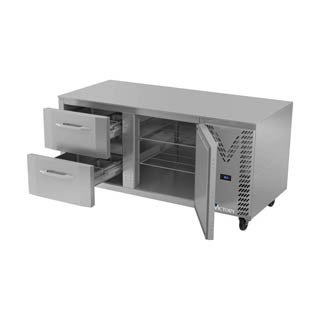 Victory VURD67HC-2 UnderCounter Refrigrator With Drawers, Chef's Deal