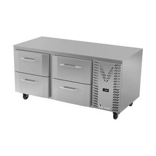 Victory VURD67HC-4 UnderCounter Refrigrator With Drawers, Chef's Deal