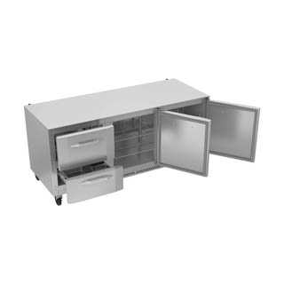 Victory VURD72HC-2 UnderCounter Refrigrator With Drawers, Chef's Deal