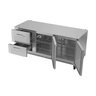 Victory VURD72HC-2 UnderCounter Refrigrator With Drawers, Chef's Deal