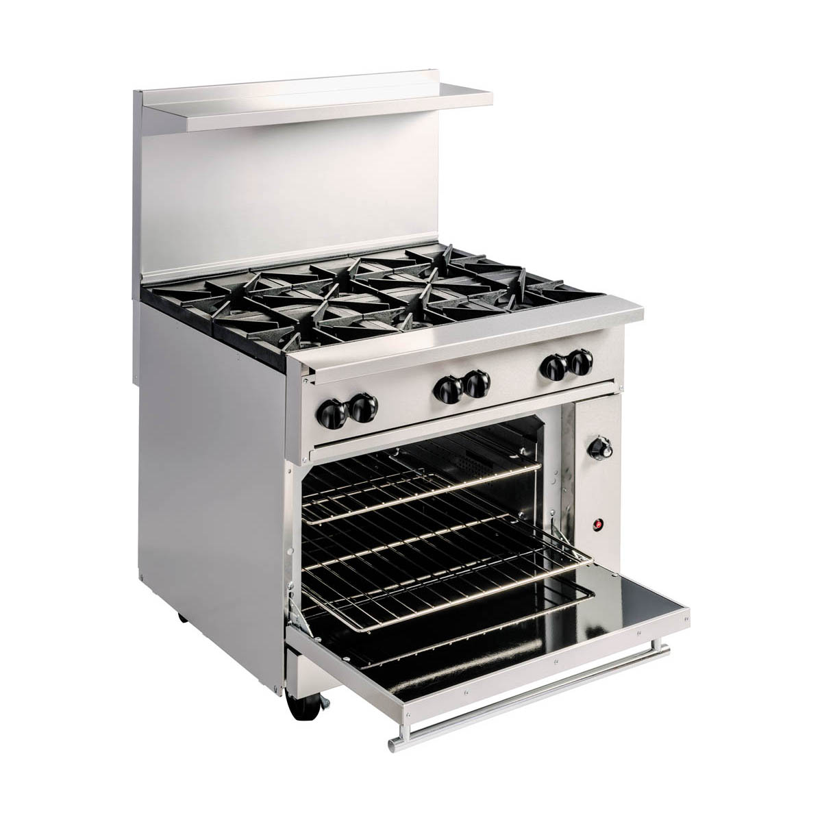Vulcan CHALLENGER XL GAS RESTAURANT RANGE 6 OPEN BURNERS 36 Inch WIDE GAS RANGE