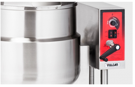The Vulcan K20DLT K Series Direct Steam Floor Mounted Tilting 2/3 Jacketed Kettle, Chef's Deal