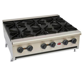 Wells HDHP-3630G Hot Plate 6-Burner Nat/Lp, Chef's Deal'
