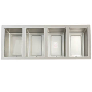 Wells MOD400 Series 12”x20” Four Well, Heavy Duty, Top Mount, Rectangular Drop-In Food Warmers, Chef's Deal'