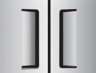 Atosa USA MGF8408GR Recessed Door Handles, Chef's Deal