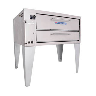 BAKERS PRIDE SUPERDECK SERIES STUBBY DEPTH 8 Inch DECK HEIGHT GAS OVENS SERIES: 151, 3151, 4151