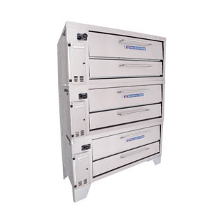 BAKERS PRIDE SUPERDECK SERIES 8 Inch DECK HEIGHT GAS OVENS SERIES: 251, 351, 451