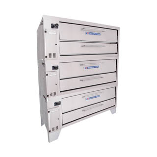 BAKERS PRIDE SUPERDECK SERIES 8 Inch DECK HEIGHT GAS OVENS SERIES: 251, 351, 451