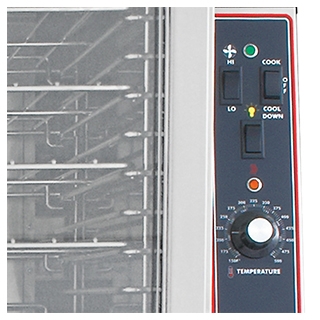 Garland SUMG-100 gas convection oven control panel