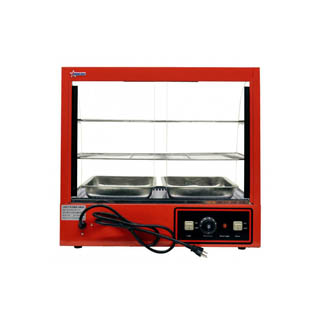 OMCAN 26-INCH CURVED GLASS DISPLAY WARMER