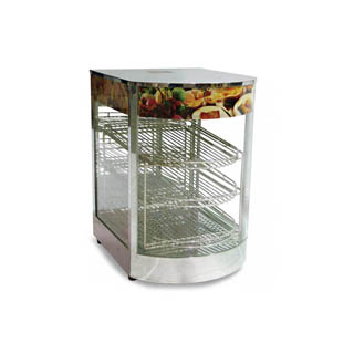 OMCAN 14-INCH DISPLAY WARMER WITH CURVED GLASS