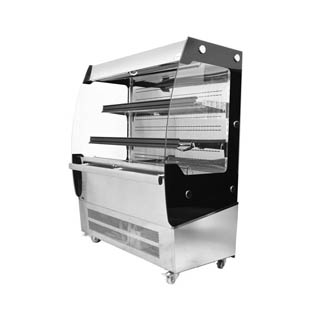 OMCAN OPEN REFRIGERATED FLOOR DISPLAY CASE - 200L