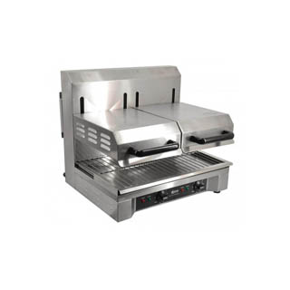 OMCAN QUARTZ ADJUSTABLE SINGLE SALAMANDER