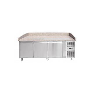 OMCAN GRANITE TOP PIZZA PREP TABLES