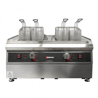 OMCAN COUNTERTOP DOUBLE TANK ELECTRIC
PASTA COOKER