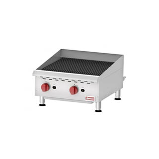 OMCAN COUNTERTOP STAINLESS STEEL GAS CHAR-BROILER