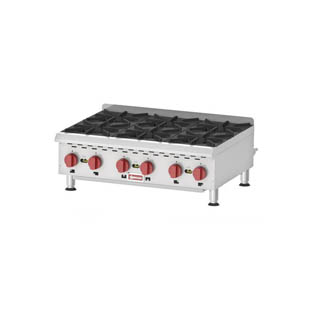 OMCAN COUNTERTOP STAINLESS STEEL GAS HOT PLATES