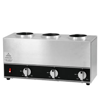 OMCAN Triple Bottle Sauce Warmer