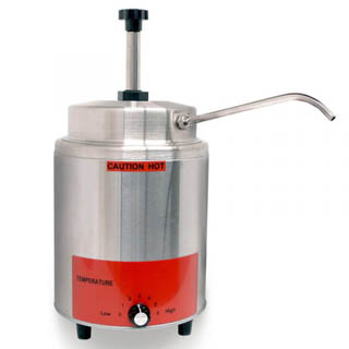 OMCAN COUNTERTOP FOOD WARMER WITH SPOUT AND PUMP
3.5 QT. CAPACITY