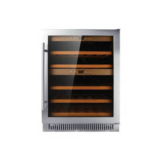 OMCAN DUAL ZONE WINE COOLER WITH
40 BOTTLES CAPACITY
