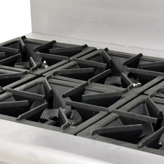 OMCAN 36-INCH COMMERCIAL GAS RANGE - LIQUID PROPANE