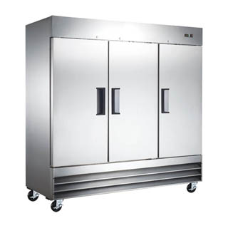 OMCAN 72 CU.FT. REACH IN FREEZER WITH 3 DOORS