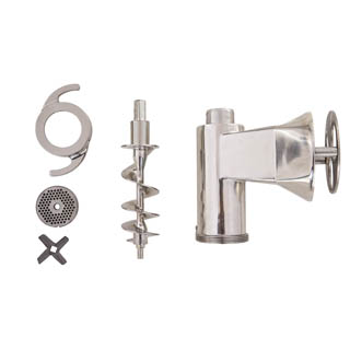 The Pro-Cut KG-22W-SS All food-grade stainless steel construction and headstock; hose-down
      washable, Chef's Deal