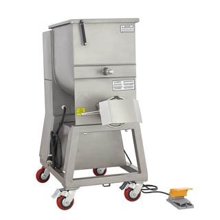 Pro-Cut KMG-32 Heavy duty mixer grinder with up to 3,900lbs/hr grinding capacity and 212lbs/ft torque for meat mixing, Chef's Deal